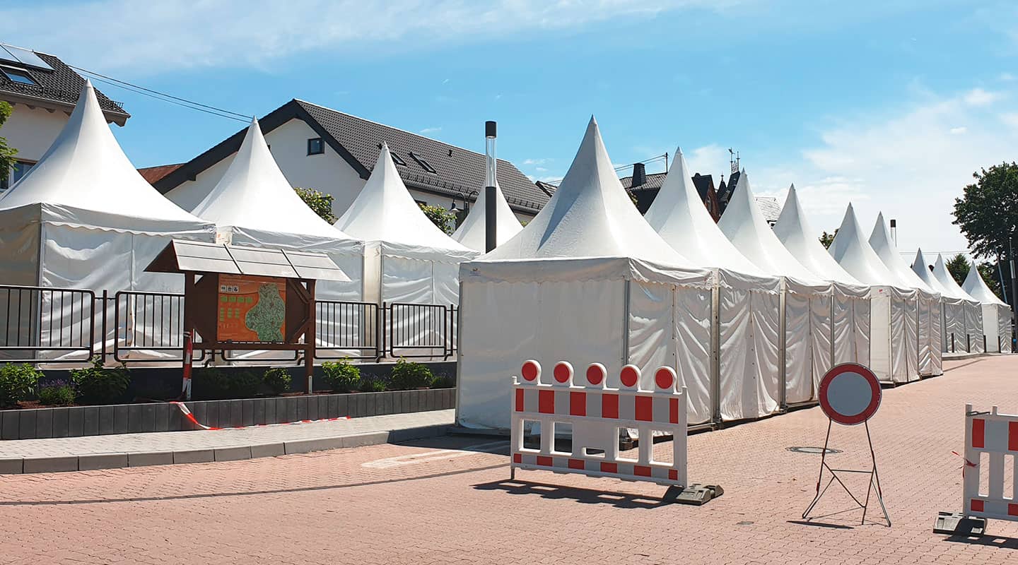Partys in Bonn – wettersicher im Zelt